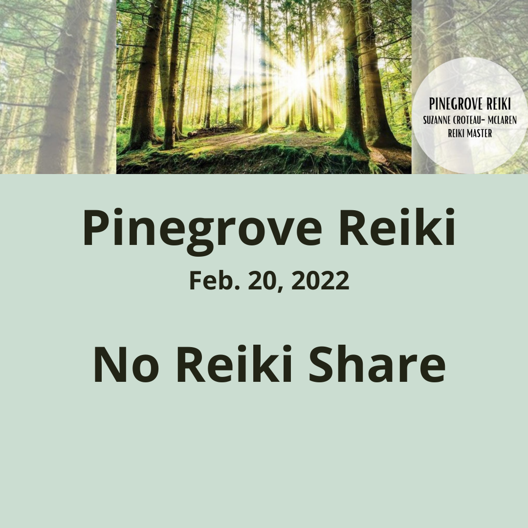 CANCELLED -REIKI SHARE with Suzanne Croteau
