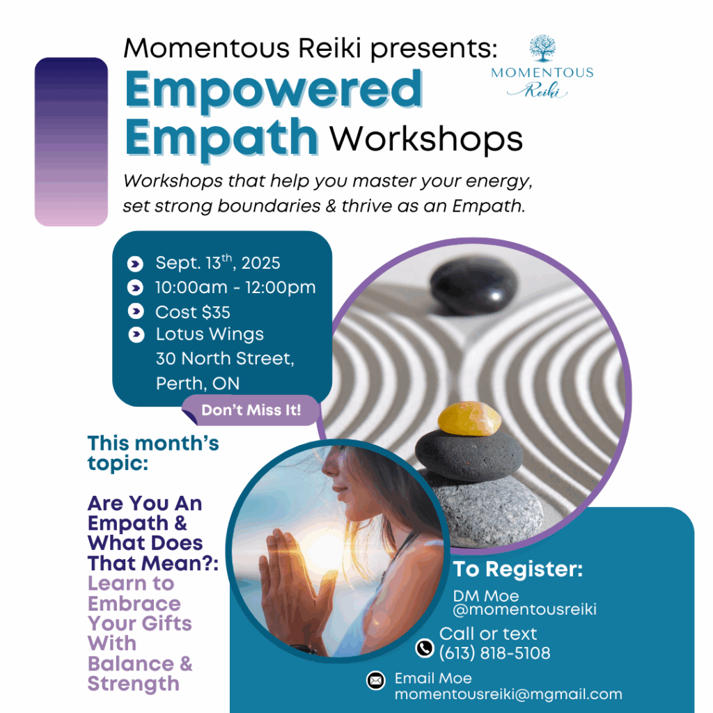 Empowered Empath Workshop with Moe Rosteius