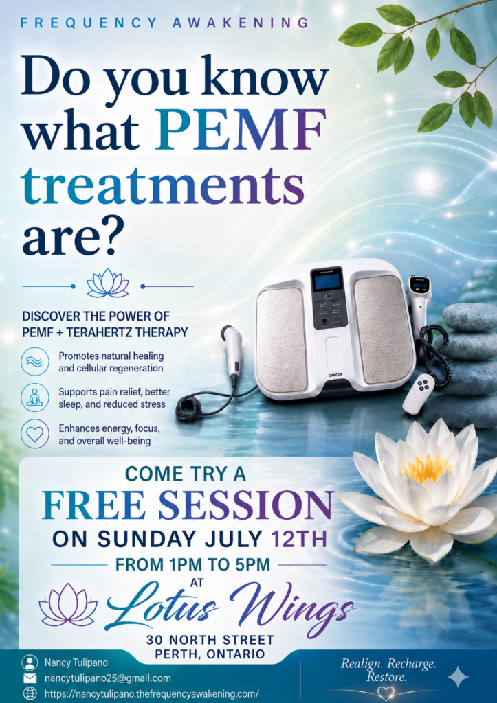 A new technology - PEMF Free Sessions
