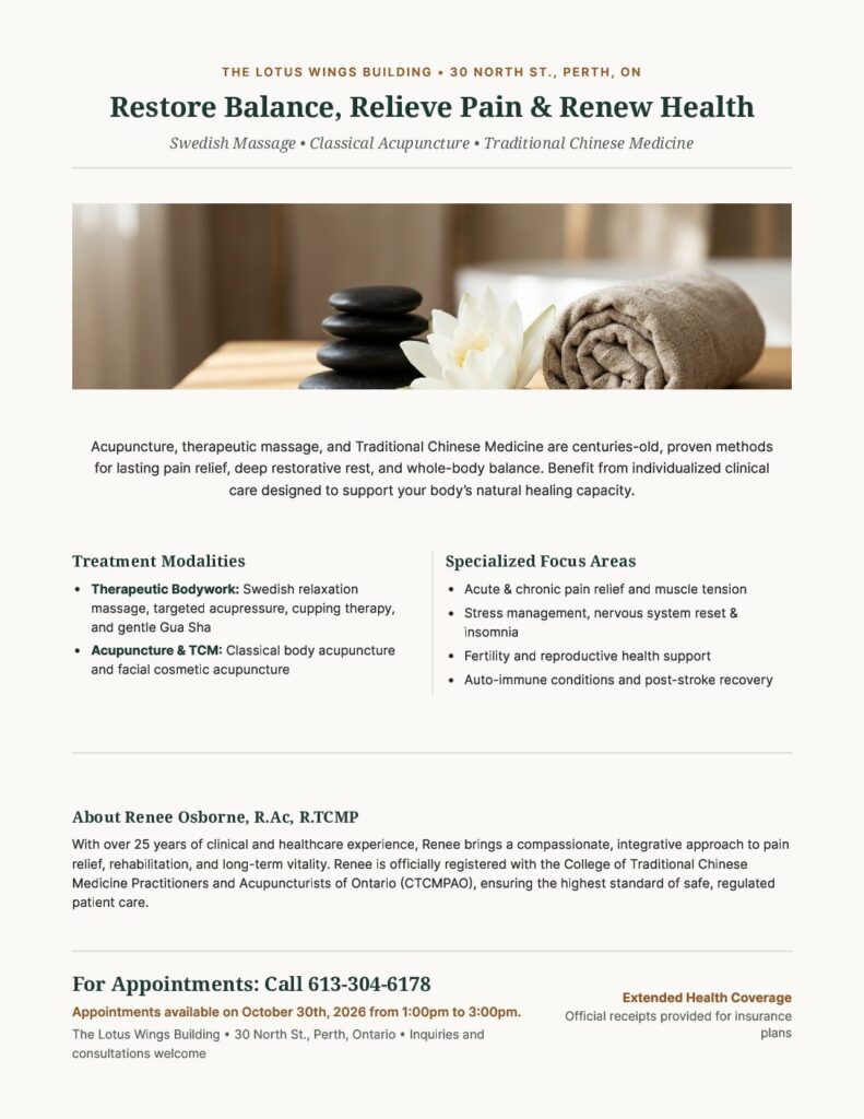 Introducing Traditional Chinese Medicine with Renee Osborne R.Ac, R.TCMP